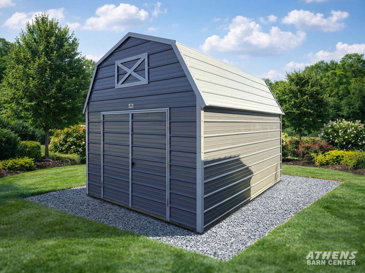 Metal Lofted Barns